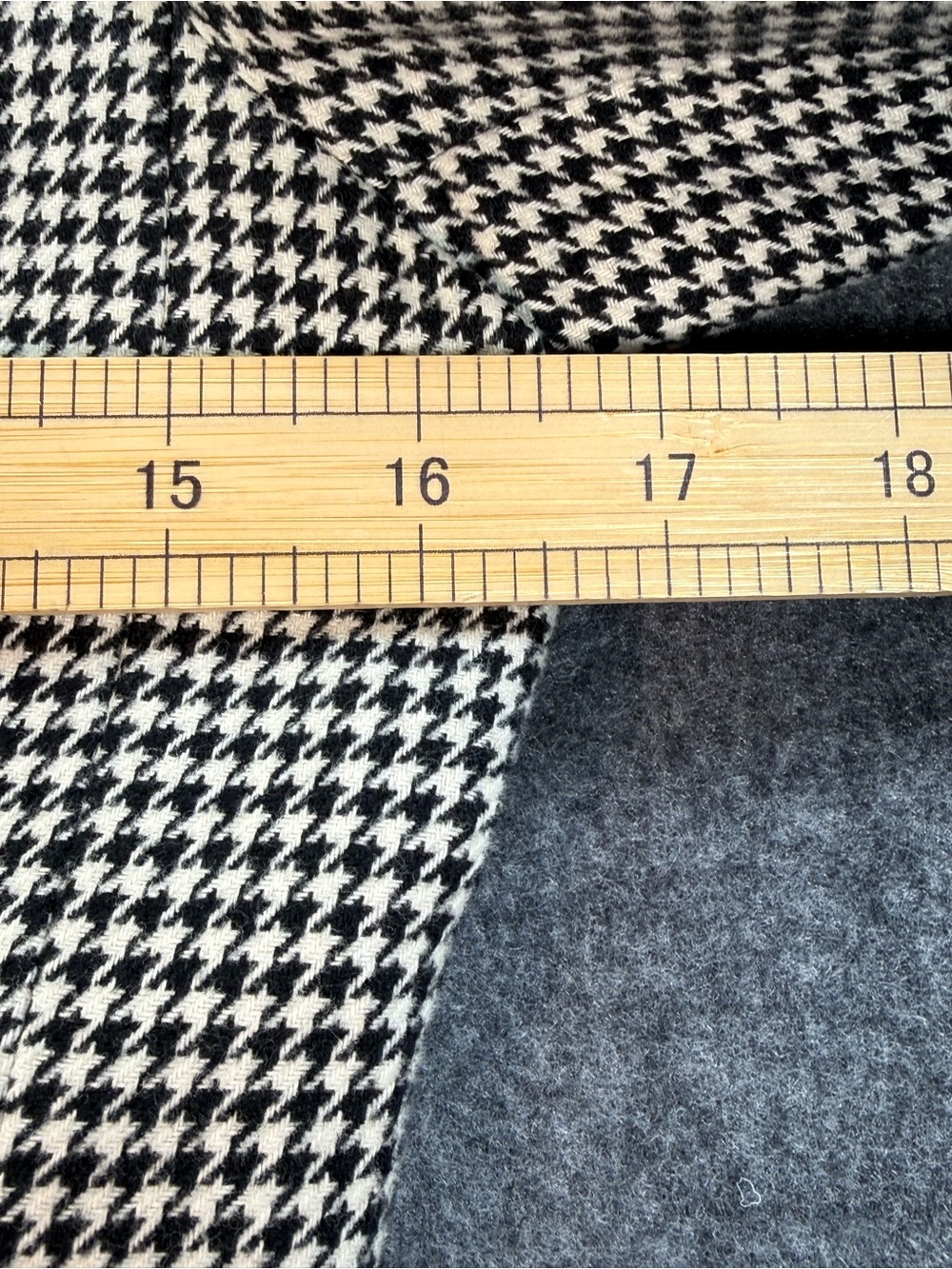 Banana Republic Houndstooth Blazer Gold Crest Buttons Academia Size 6 - Picture 8 of 13